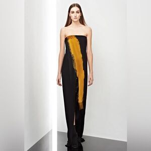 Donna karan silk gown size 6